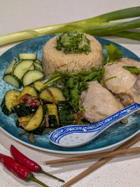 Rice Cooker Haianese Chicken Rice