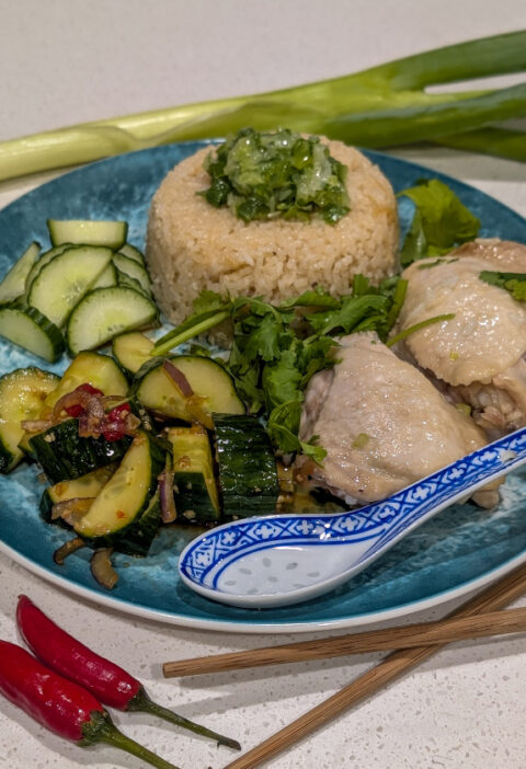 Rice Cooker Haianese Chicken Rice