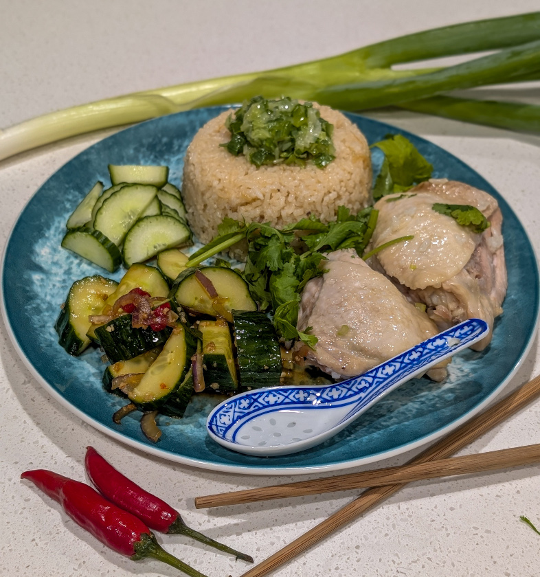 Rice Cooker Haianese Chicken Rice