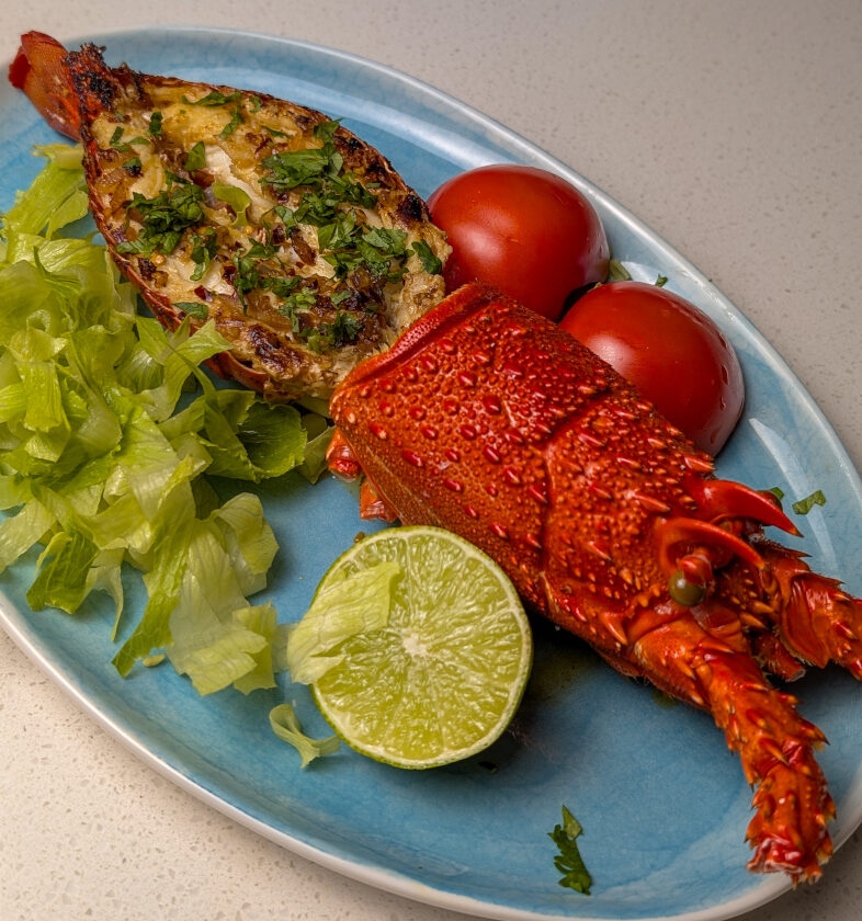 Butterflied Garlic Crayfish