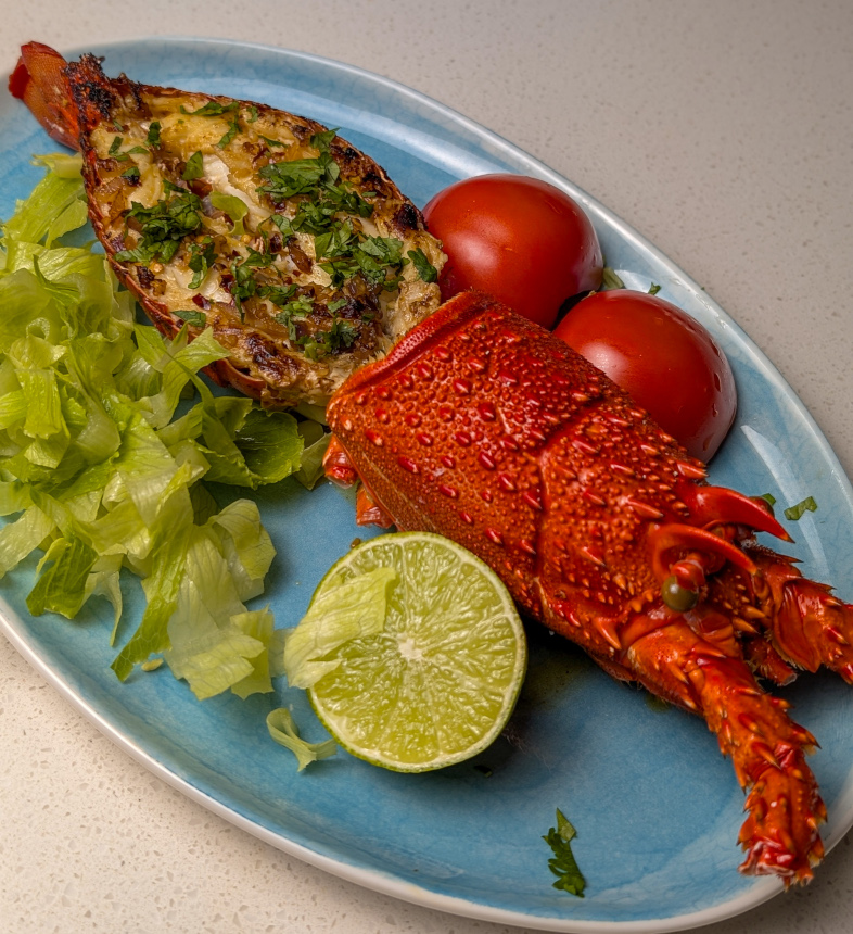 Butterflied Garlic Crayfish