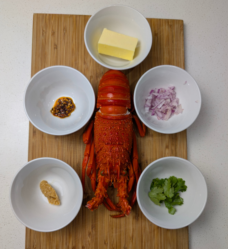 Garlic Crayfish Ingredients